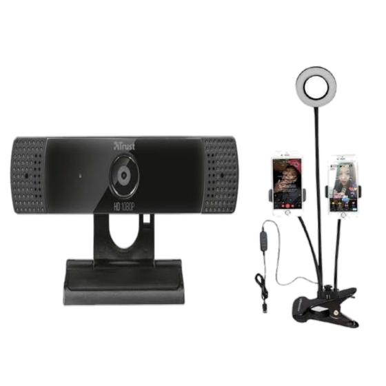 Imagem de WebCam Trust GXT 1160 Vero Streaming + RING LIGHT