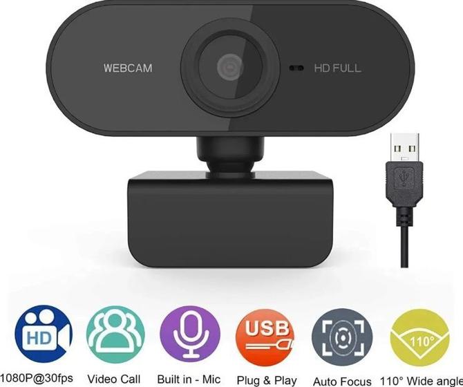 WEBCAM USB MINI CÂMERA FULL HD 1080P VISÃO 360º C/ MICROFONE Menor preço em WEBCAM USB MINI CÂMERA FULL HD 1080P VISÃO 360º C/ MICROFONE