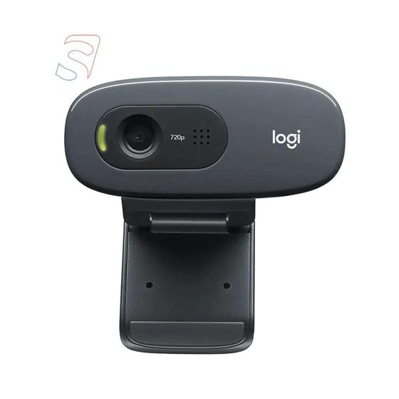 Imagem de Webcam Videochamada HD 720p Com Microfone Embutido C270 - Logitech