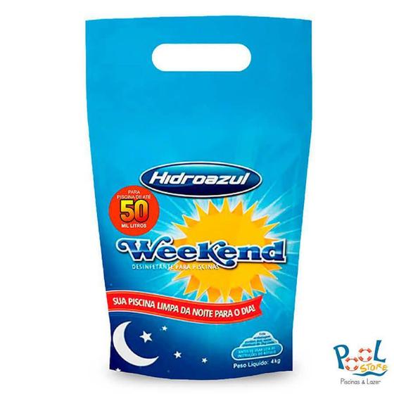 Imagem de Weekend Hidroazul - Tratamento para Piscina Verde 4kg