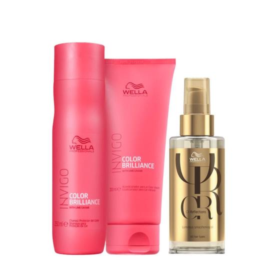 Imagem de Wella Brilliance Sh 250ml + Cond 200ml + Oleo 100ml