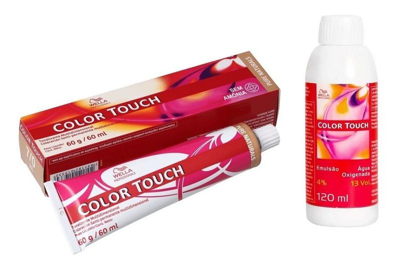 Imagem de Wella Color Touch Tonalizante 7/0 + Emulsão 13vol