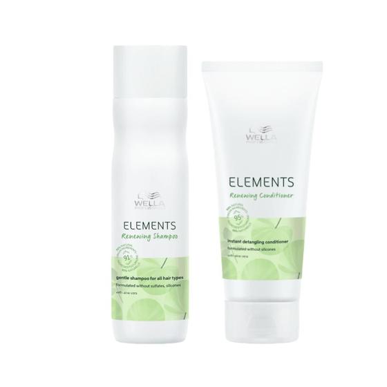 Wella Elements Shampoo 250ml e Condicionador 200ml - Kit Shampoo e ...