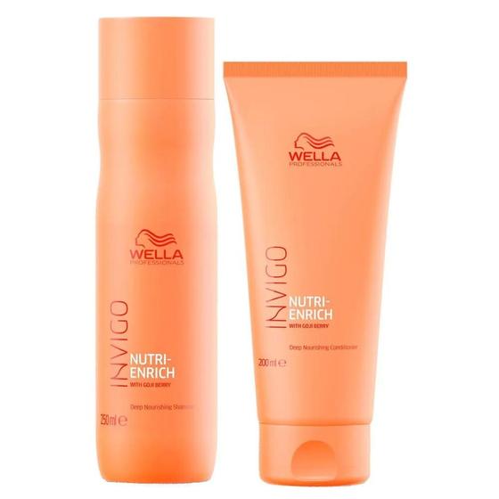 Imagem de Wella Invigo Nutri-Enrich Shampoo 250 ml e Cond 200 ml