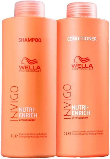 Wella - Nutri Enrich - Kit Shampoo 1 L + Condicionador 1 L
