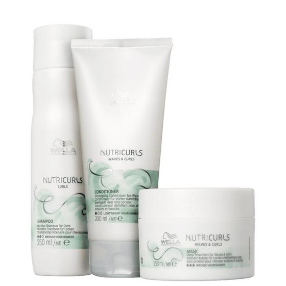 Imagem de Wella Nutricurls Kit 3 Itens