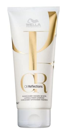 Imagem de Wella Oil Reflections Condicionador 200ml Para Todos Tipos De Cabelos Nutrição Luminosidade Brilho Intenso Maciez Proteção Da Cor