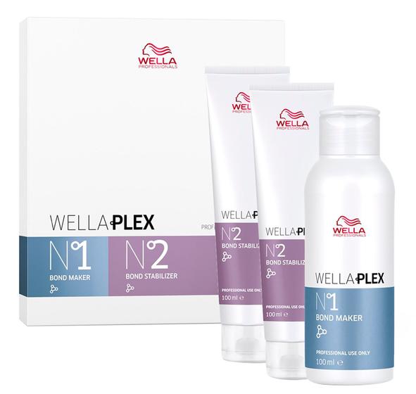 Imagem de Wella Plex Kit Bond Maker Nr 1 100ml e Bond Stabilizer Nr 2 2x100ml