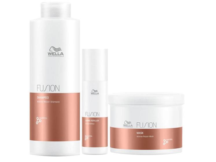 Imagem de Wella Professionals Fusion - Shampoo 1000ml + Máscara 500ml + Reconstrutor 70ml