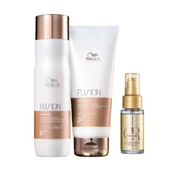 Imagem de Wella Professionals Fusion Shampoo 250ml+Cond 200ml+Oil Reflections 30ml