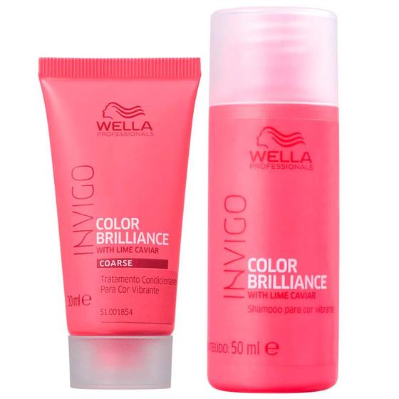 Wella Professionals Invigo Color Brilliance Kit Shampoo + Máscara Travel Size Imagem de Wella Professionals Invigo Color Brilliance Kit Shampoo + Máscara Travel Size