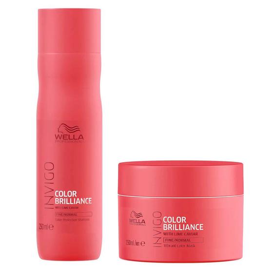 Wella Professionals Invigo Color Brilliance Kit  Shampoo + Máscara