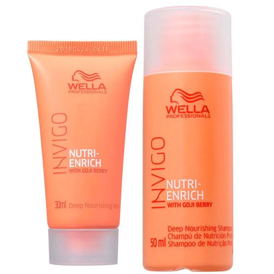 Imagem de Wella Professionals Invigo Nutri-Enrich Kit  Shampoo + Máscara Travel Size