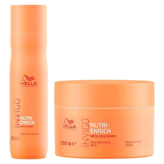 Wella Professionals Invigo Nutri-Enrich Kit - Shampoo + Máscara Imagem de Wella Professionals Invigo Nutri-Enrich Kit - Shampoo + Máscara