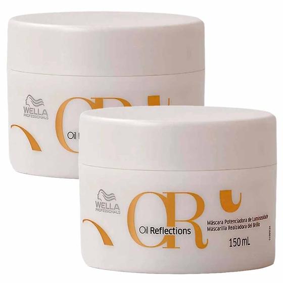 Imagem de Wella Professionals Oil Reflections Kit com 2 Máscaras de Hidratação