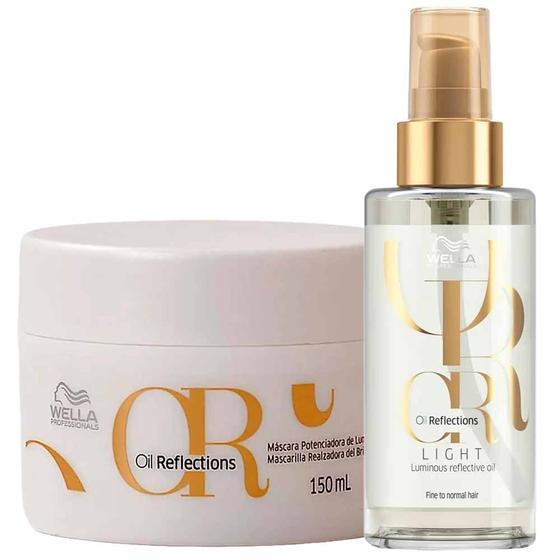 Wella Professionals Oil Reflections Kit – Máscara de Hidratação + Óleo Capilar
