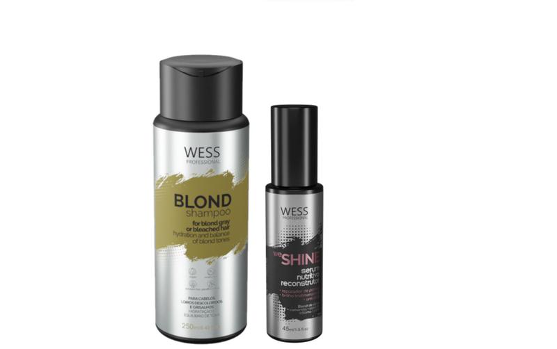 Imagem de Wess Blond Shampoo + We Shine Sérum