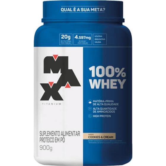 Imagem de Whey 100% 900g Pt Max Titanium