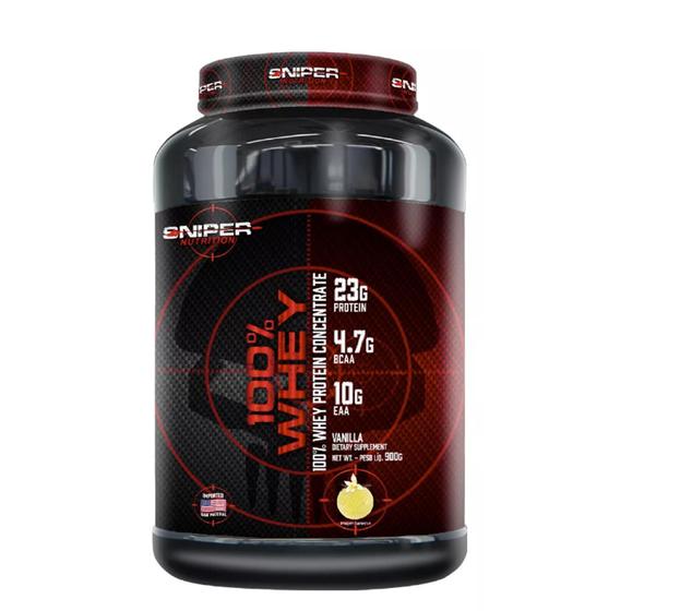 Imagem de Whey 100% Concentrado 900g Sniper Nutrition