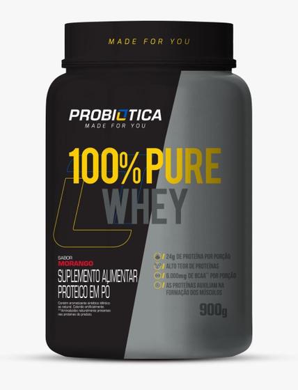 Imagem de Whey 100% Concentrado Probiotica Pote 900G - Original