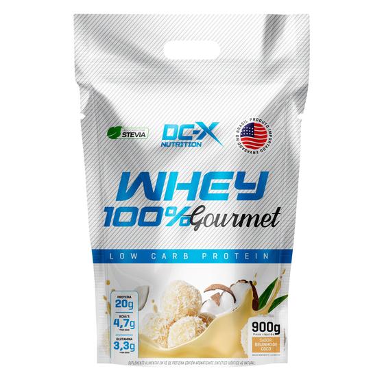 Imagem de Whey 100% Gourmet Beijinho 900g Refil Dcx 