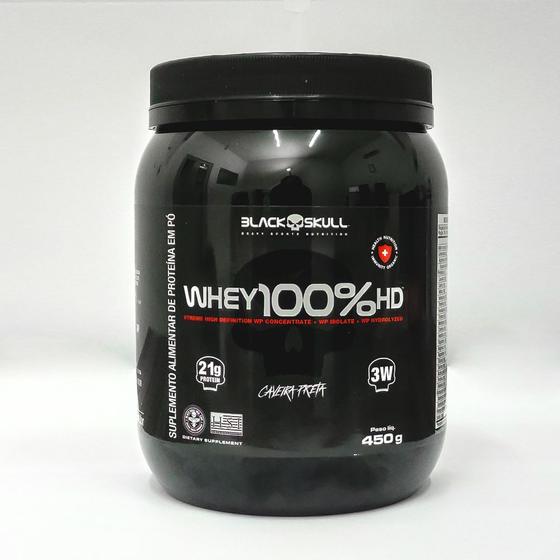 Imagem de Whey 100% HD Pote 450g - BLACK SKULL