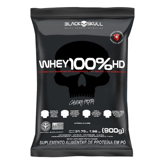 Imagem de Whey 100% HD Refil 900g - BLACK SKULL