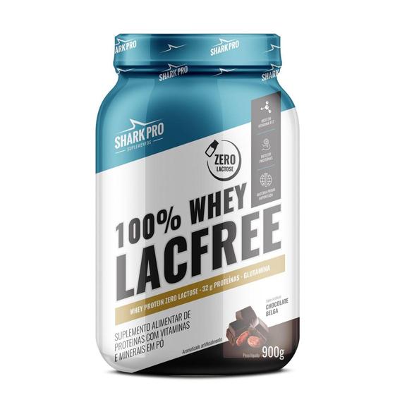 Imagem de Whey 100% Lacfree 900g Whey Protein Sem Lactose - Shark Pro - Shark Pró