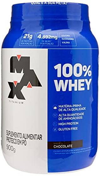 Imagem de Whey 100% Max Titanium pote 900g