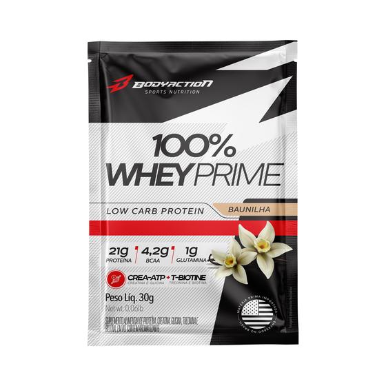 Whey 100 Prime 900g Matéria Prima Importada Com Sabores Adoçado Com Stevia Body Action 6009