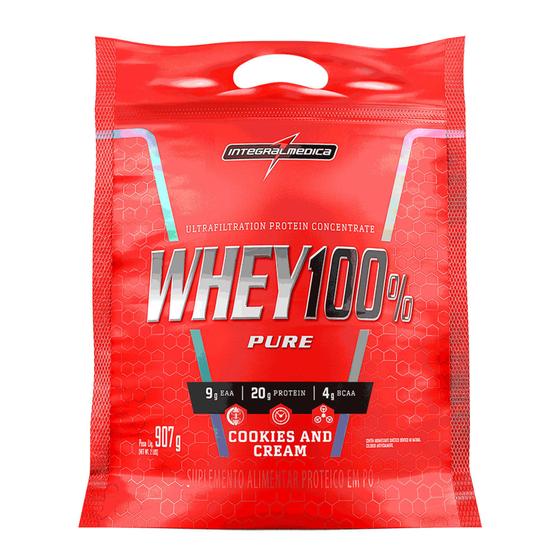 Imagem de Whey 100% pure 900g Refil  Integral Médica