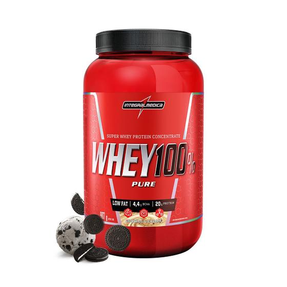 Imagem de Whey 100% Pure (907g) Cookies & Cream Integralmedica