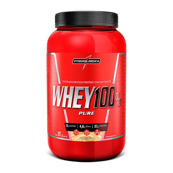 Imagem de Whey 100% Pure 907g Integral Médica - Proteína Concentrada - baunilha