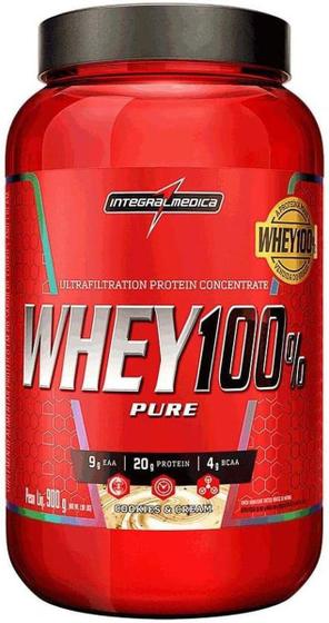 Imagem de Whey 100% Pure Pote 900g Cookies And Cream Integralmedica