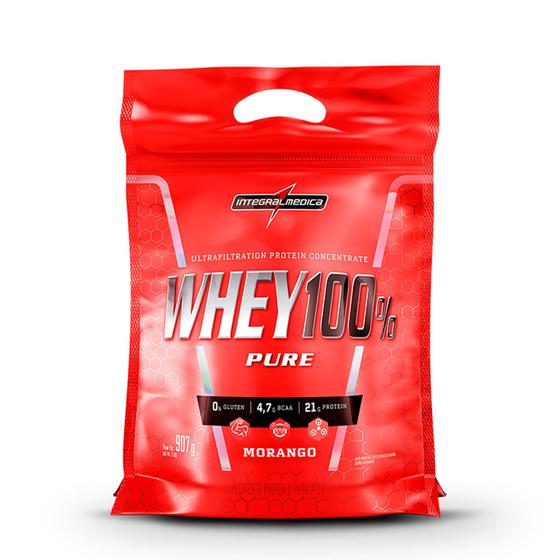 Imagem de Whey 100% pure Refil 907g Integral Médica