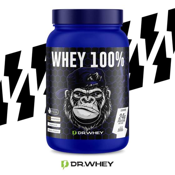 Imagem de Whey 100% puro 900g - dr. whey-cookies