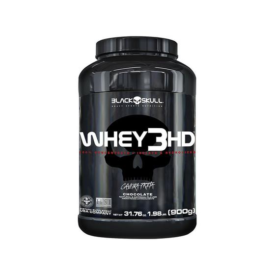 Imagem de Whey 3HD 900g Pote - BLACK SKULL