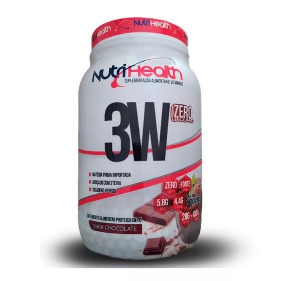 Imagem de Whey 3W Zero Lactose (900g) - Chocolate