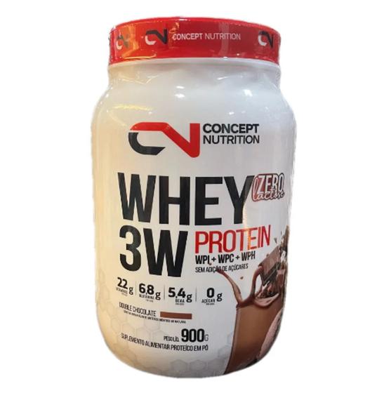 Imagem de Whey 3w zero lactose 900g - concept nutrition