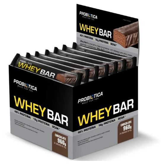 Imagem de Whey Bar (Caixa c/ 24un de 40g ) Probiótica