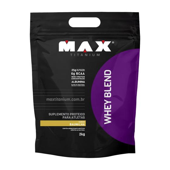 Whey Blend Max Titanium 2 Kg Whey Protein Magazine Luiza