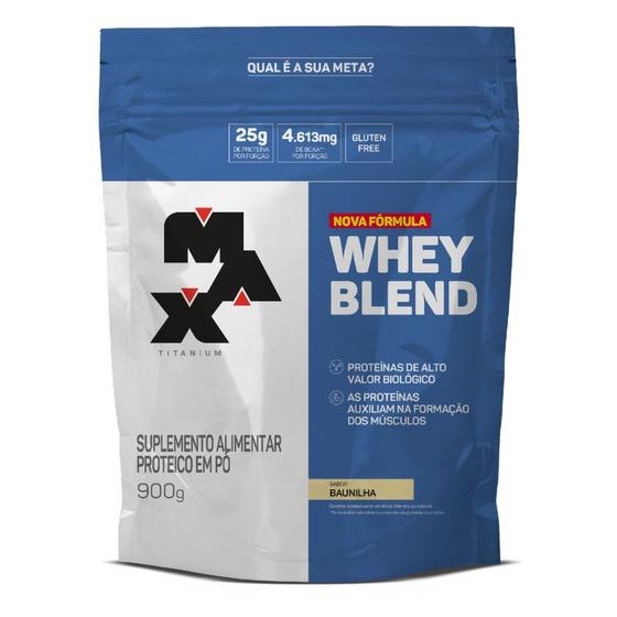 Imagem de WHEY BLEND REFIL 900g MAX TITANIUM