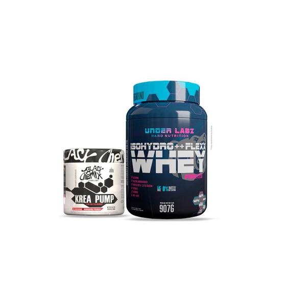 Whey Flexx Isohydro Hidrolizado 900g + KREA PUMP 240g Under Labz