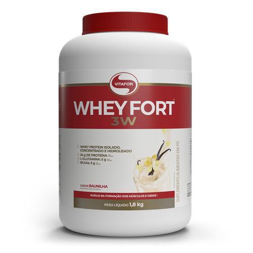 Imagem de Whey Fort 3W 1,8kg  Baunilha - Vitafor