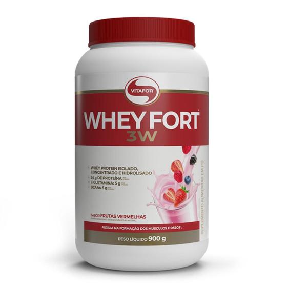 Imagem de Whey Fort 3W 900G Vitafor Proteina