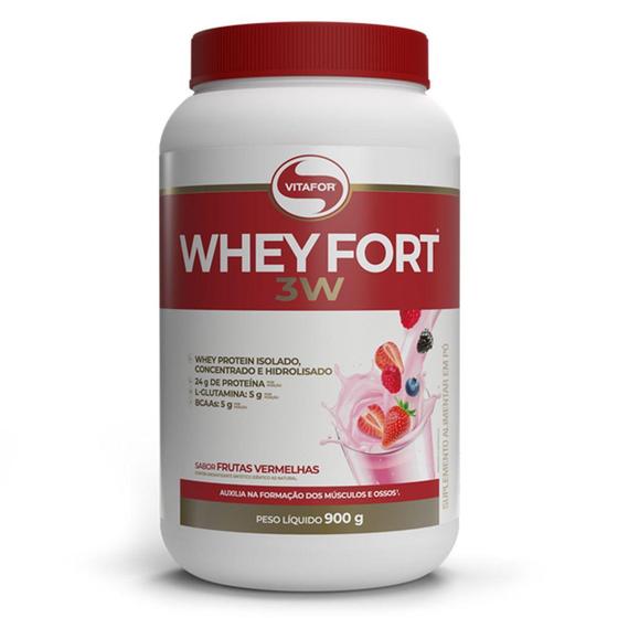 Imagem de Whey Fort 3w 900g Whey Protein 3W - Vitafor