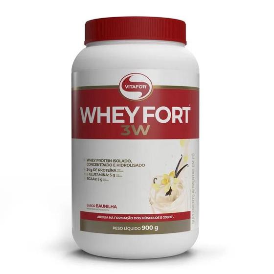 Imagem de Whey fort 3w sabor baunilha 900g