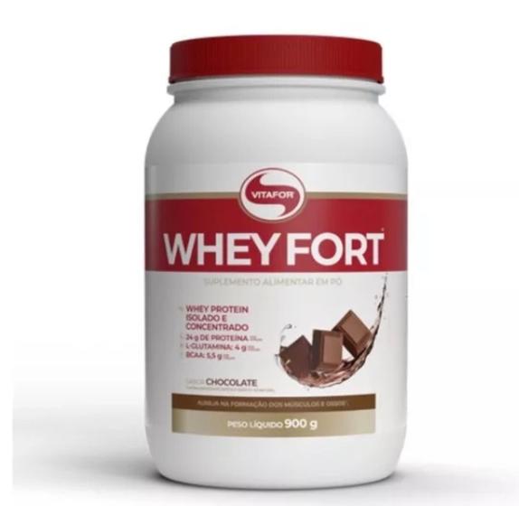 Whey Fort 900g - Vitafor - Chocolate é boa?