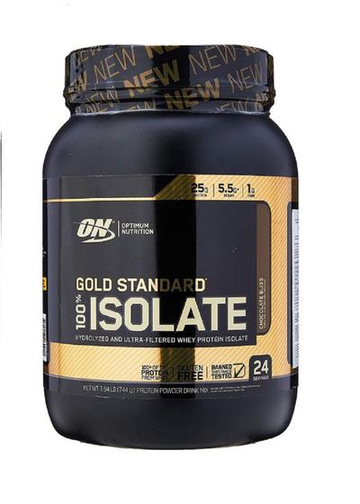 Imagem de Whey Gold Isolate 744g (1,64 LBS) Chocolate - Optimum