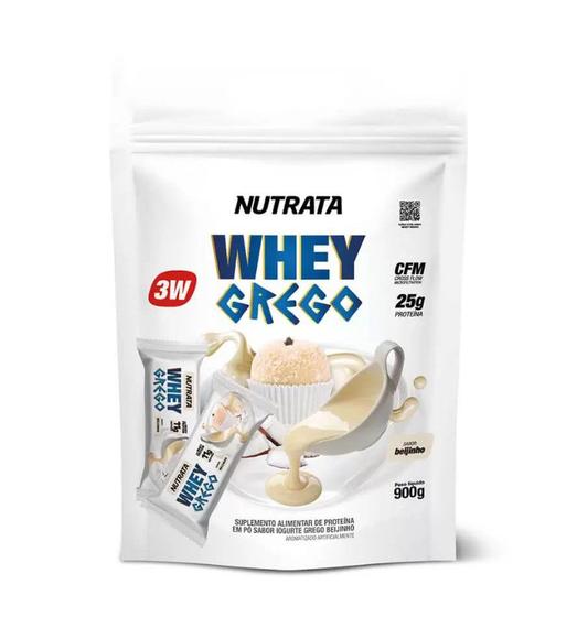 Imagem de Whey Grego 3W Beijinho Refil 900g Nutrata